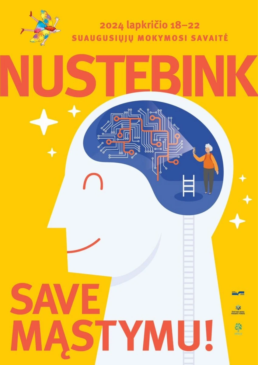 Panevėžio rajone vyks suaugusiųjų mokymosi savaitė „Nustebink save mąstymu!“