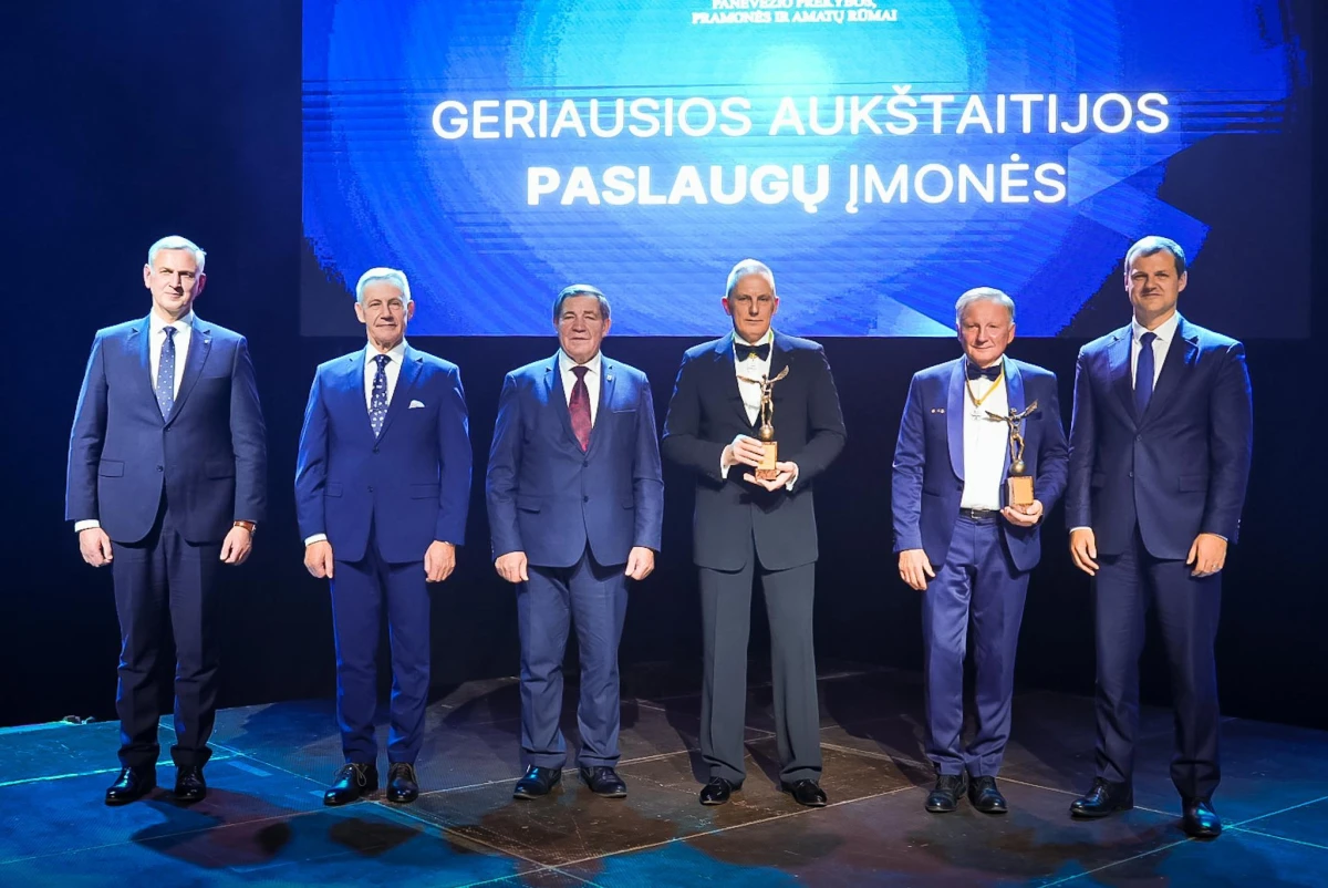 paskelbtos 2024-ųjų metų geriausios panevėžio regiono įmonės ir jų vadovai