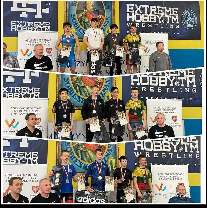 Tarptautiniame imtynių turnyre Lenkijoje iškovoti trys bronzos medaliai