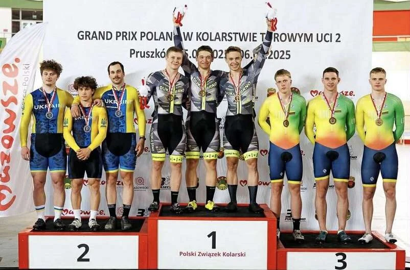 R.Sargūno gimnazijos auklėtiniai UCI2 treko varžybose iškovojo medalius