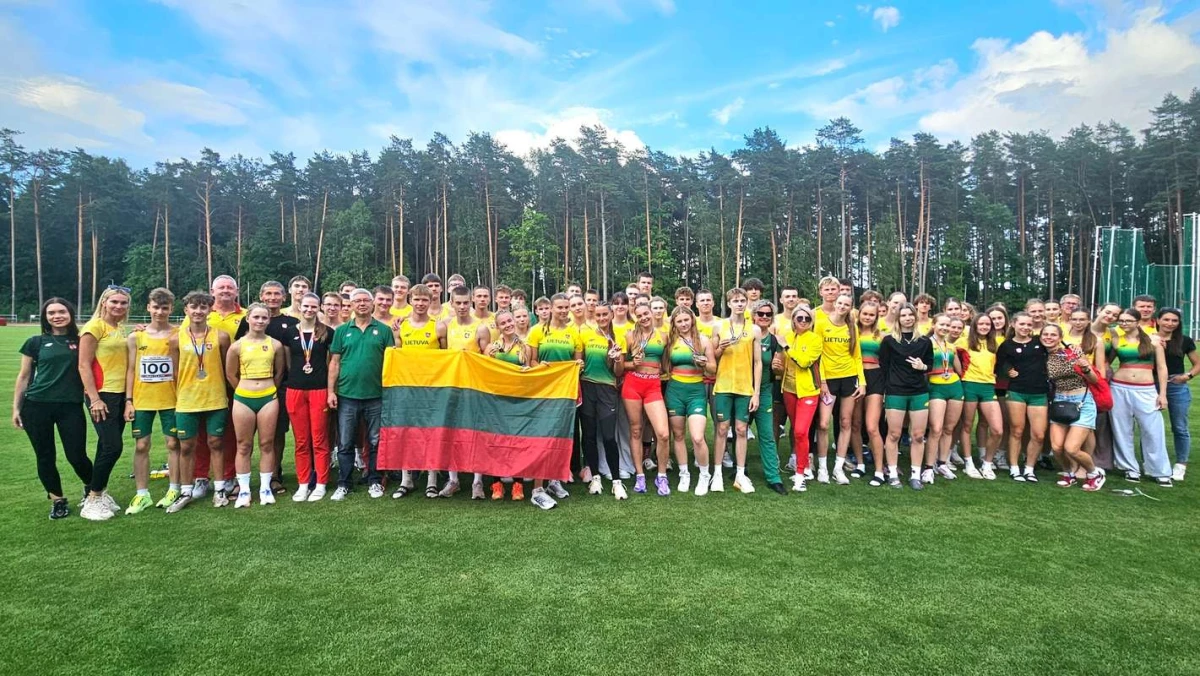Panevėžio sporto centro lengvaatlečiai Baltijos šalių čempionate iškovojo bronzą