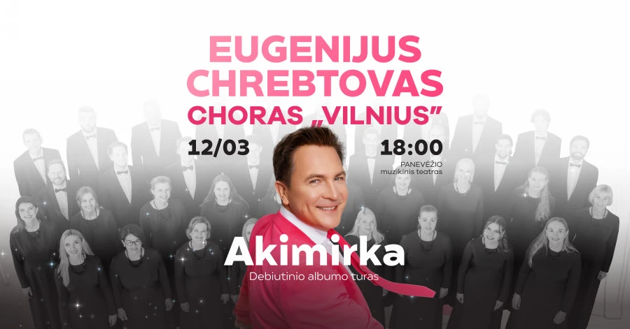 Eugenijus Chrebtovas pristato debiutinį albumą „Akimirka“