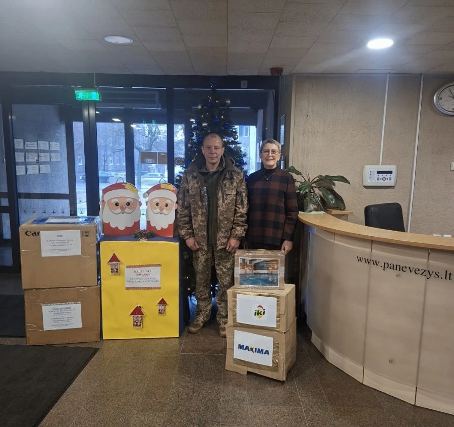 Panevėžio savivaldybės surinkta parama pasiekė Ukrainą