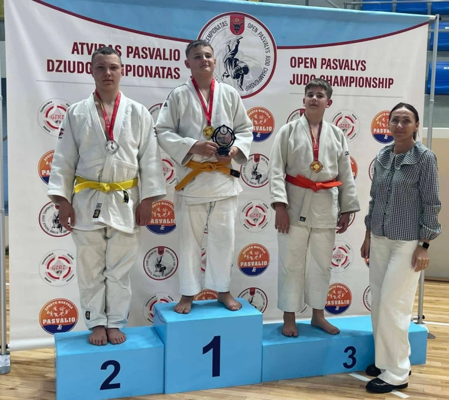 Panevėžio sporto centro dziudistai sėkmingai pasirodė varžybose
