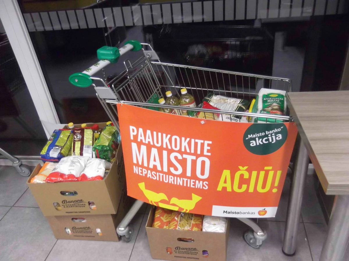 „Maisto bankas“ kvies aukoti nepasiturinčiųjų maitinimui