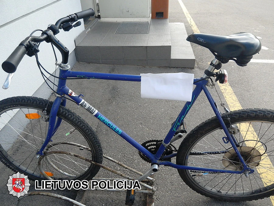 Policija ieško dviračio savininko