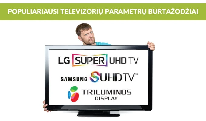 Televizorių parametrų rinkodara 2017. Kuo tikėti?
