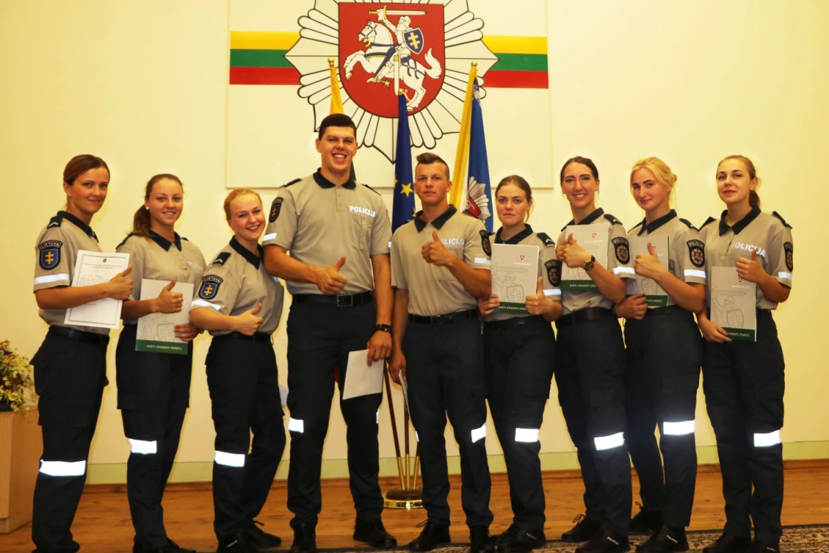 Panevėžio apskrityje darbą pradeda devyni nauji pareigūnai