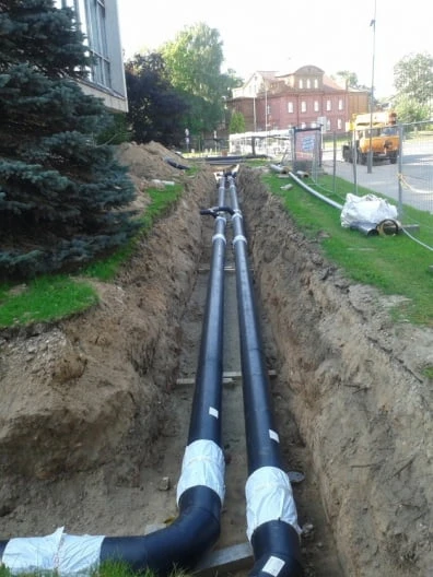 Panevėžyje renovuojami šilumos vamzdynai