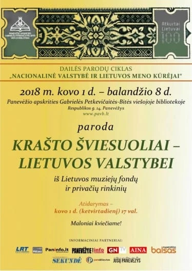 Paroda „Krašto šviesuoliai – Lietuvos valstybei“