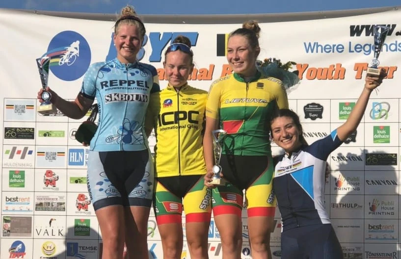 Belgijoje sužibėjo panevėžietė dviratininkė