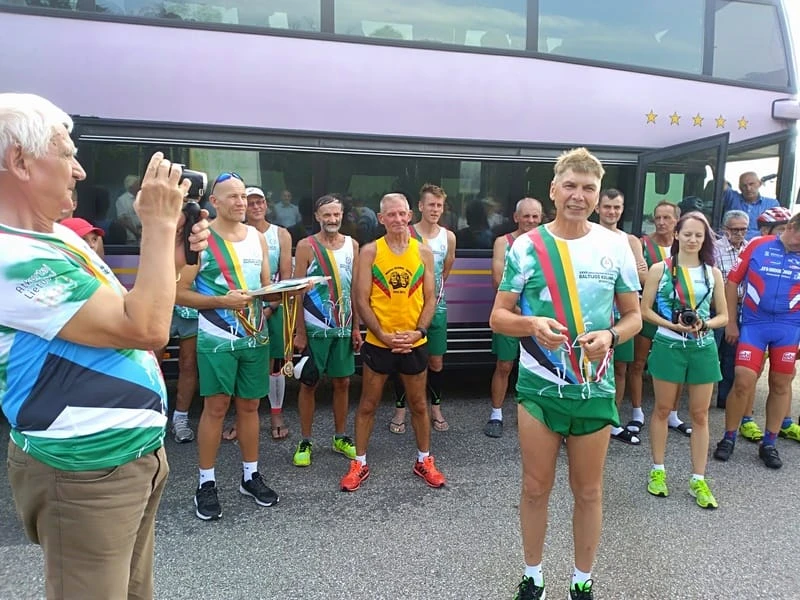 „Baltijos kelio“ sportininkų sutiktuvės Panevėžio rajone