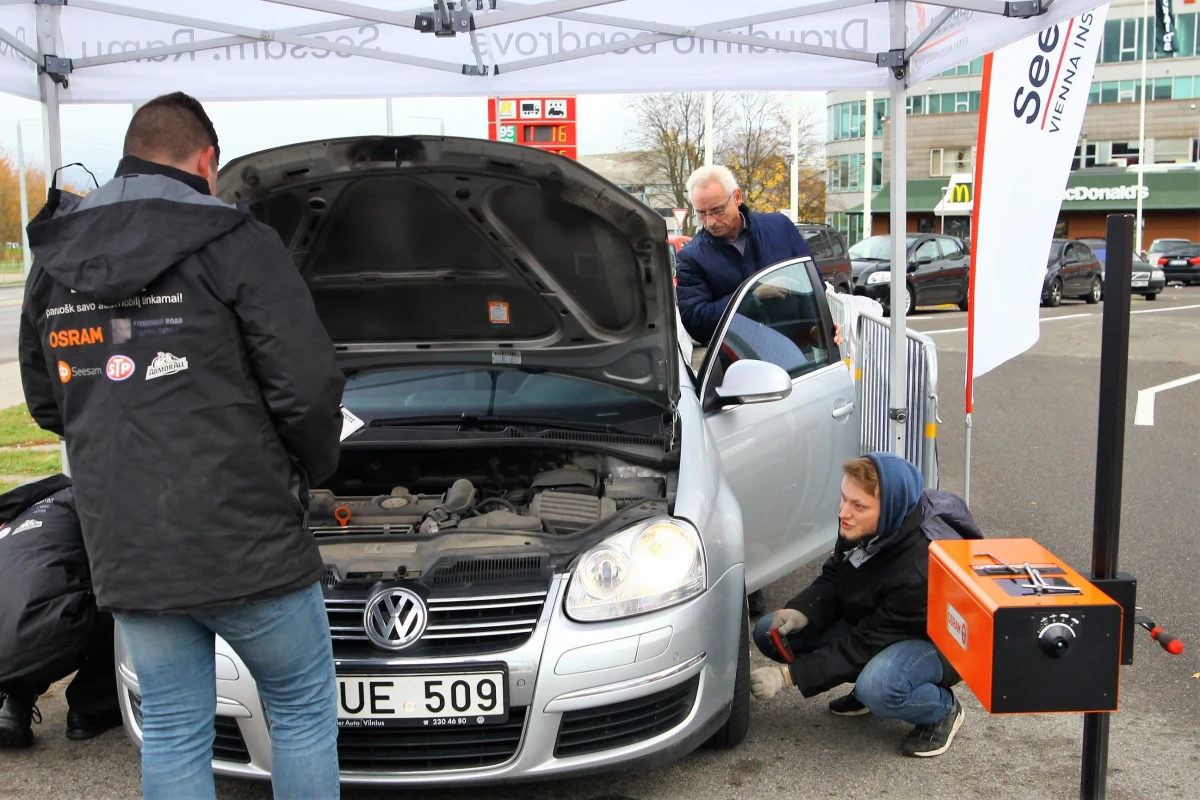 2018 m. automobilių tikrinimo kampanijos „Nustebink žiemą!“ rezultatai