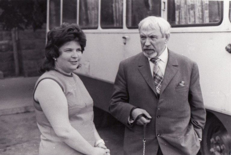 V. Palcinskaite J. Miltinis. 1974 m. 1 nuotr. e1586413415432