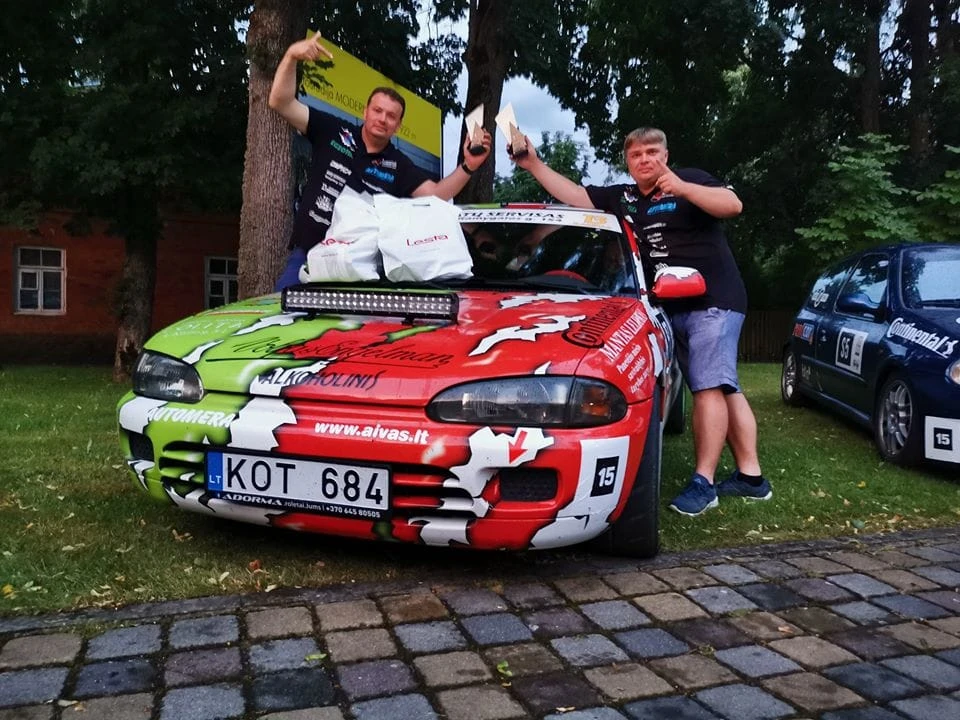 Savaitgalį vykusio PRESS ralio A2000 klasės PRESS įskaitos čempionais tapo panevėžiečiai Tomas Markelevičius ir Tadas Martinaitis