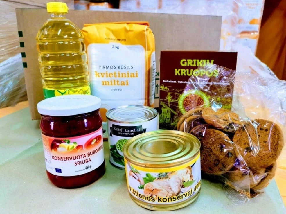 Panevėžio rajone pradedama dalyti parama maisto produktais ir higienos prekėmis
