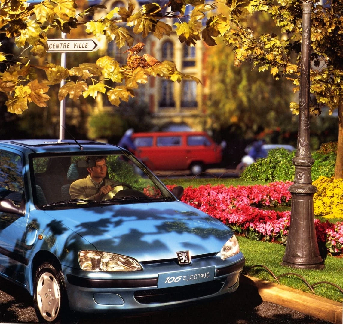 Peugeot 106 Electric 1993 Nuo „Peugeot VLV“ iki naujo e-2008 – elektrinės revoliucijos istorija