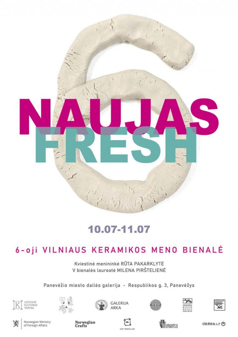 Keramikos bienales paroda plakatas