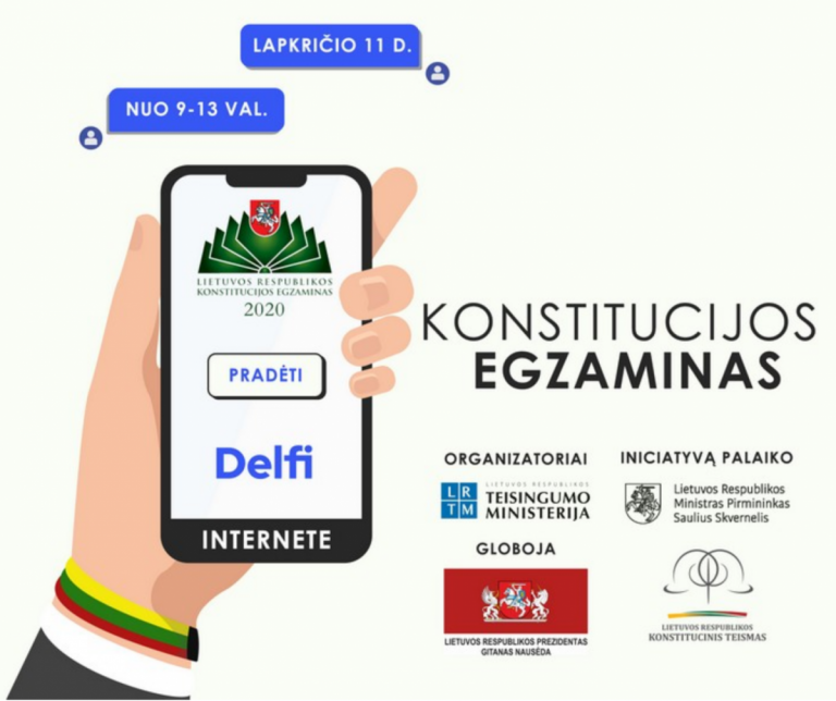 Screenshot 2020 10 30 Konstitucijos egzaminas lapkricio 11 d bus laikomas internetu