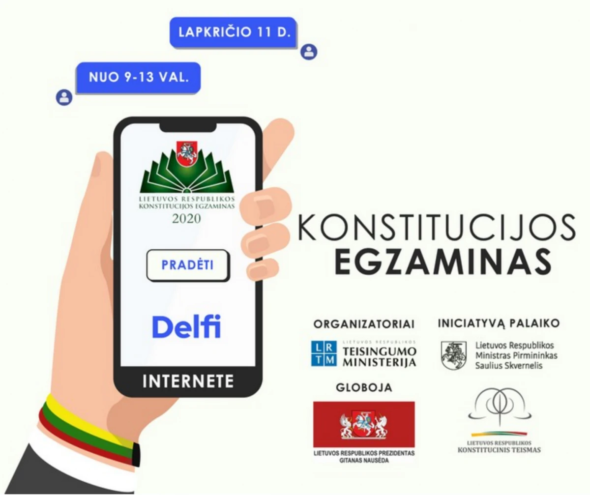 Screenshot 2020 10 30 Konstitucijos egzaminas lapkricio 11 d bus laikomas internetu