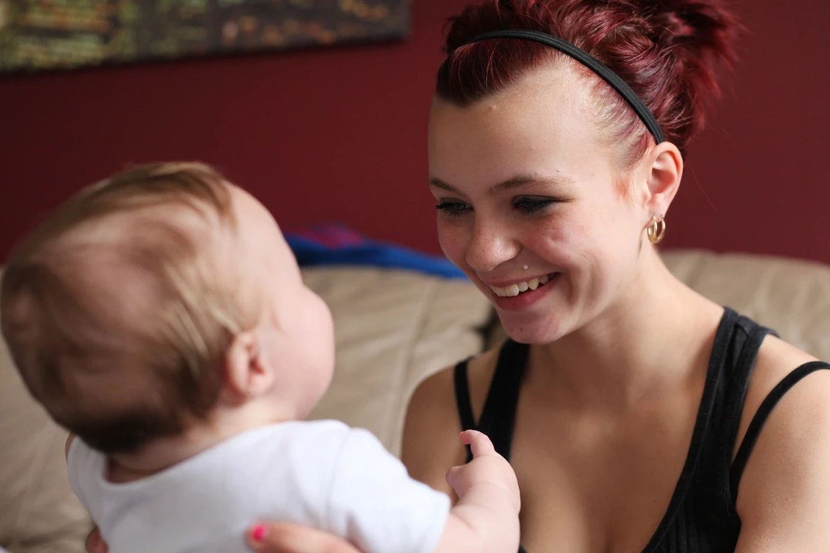 young mum