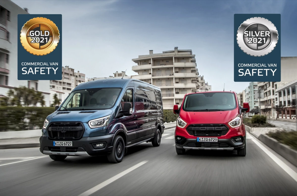 Ford Transit Euro NCAP vertinimai
