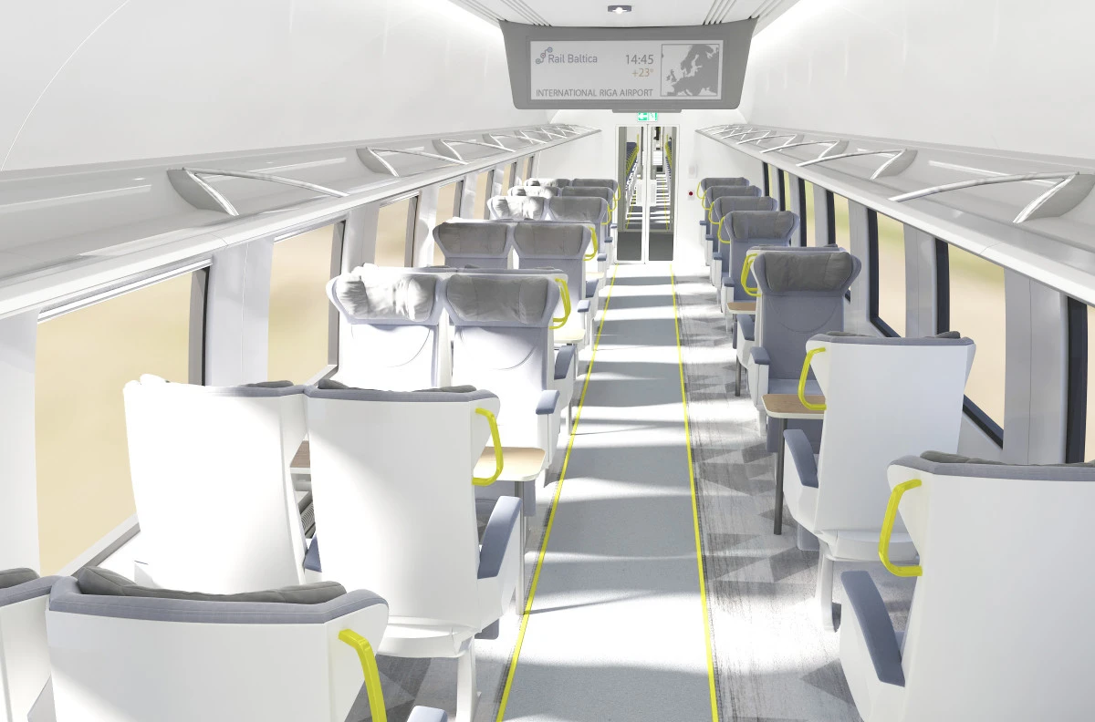 „RB Rail AS“ pristato pirmojo virtualaus koncepcinio traukinio išankstinę apžvalgą