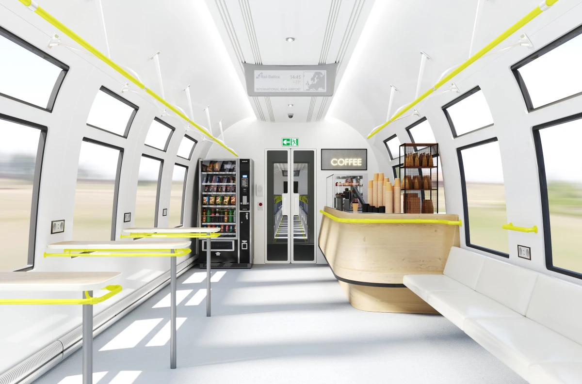 „RB Rail AS“ pristato pirmojo virtualaus koncepcinio traukinio išankstinę apžvalgą