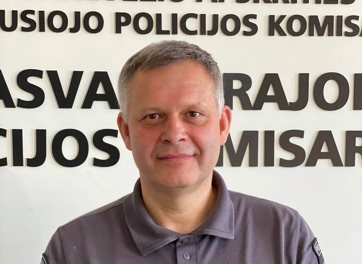 Darbą pradėjo naujas Pasvalio policijos komisariato viršininkas