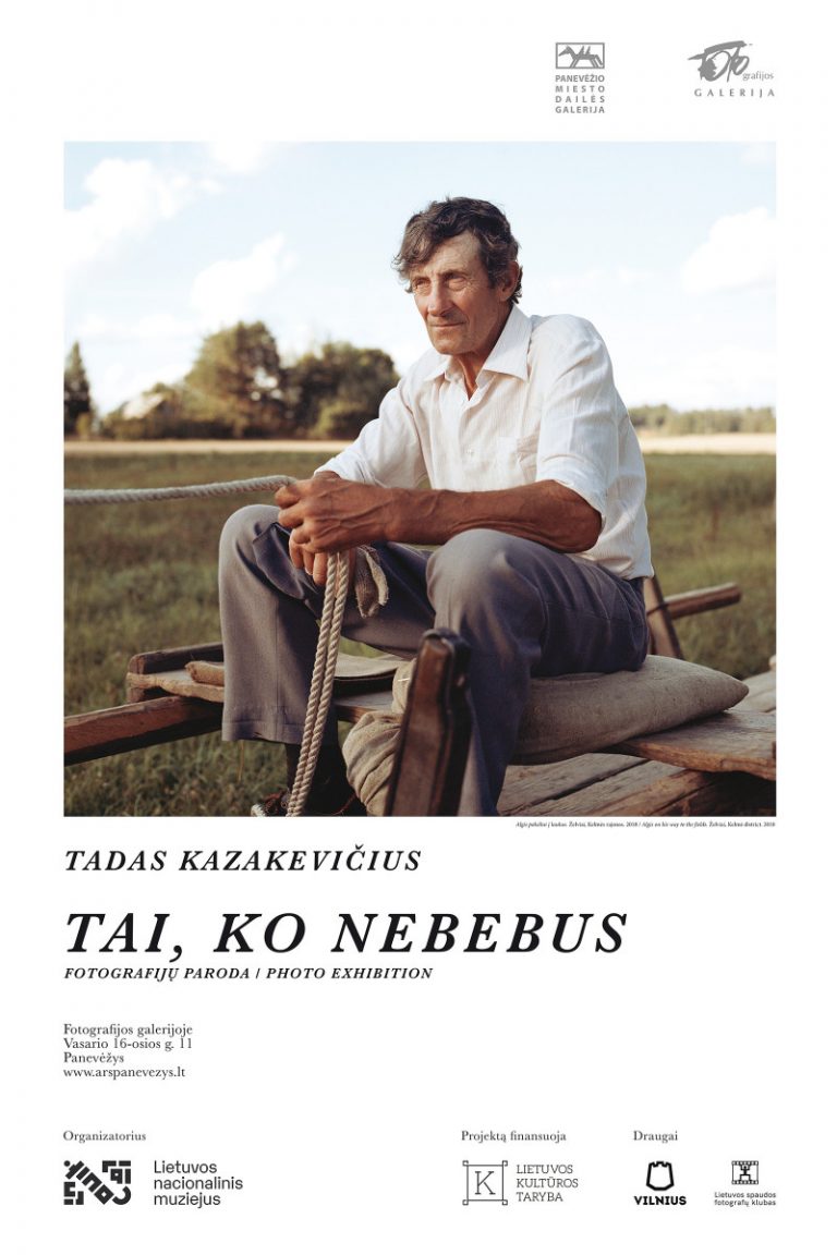 Tado Kazakeviciaus parodos plakatas