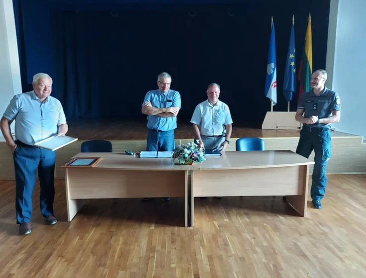 Už bendradarbiavimą kovojant su pandemija Panevėžio rajono savivaldybei padėkojo Policijos generalinis komisaras