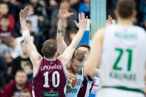 Lietkabelis pries Zalgiri nuotrauka Karolis Kavolelis
