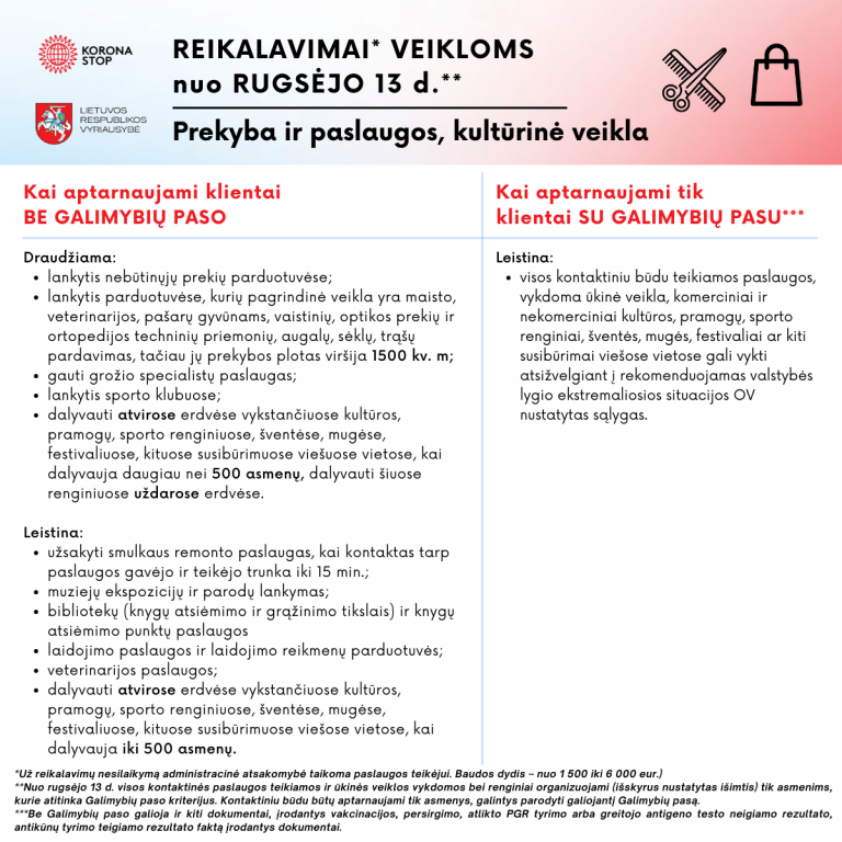 prekyba ir paslaugos kulturine veikla