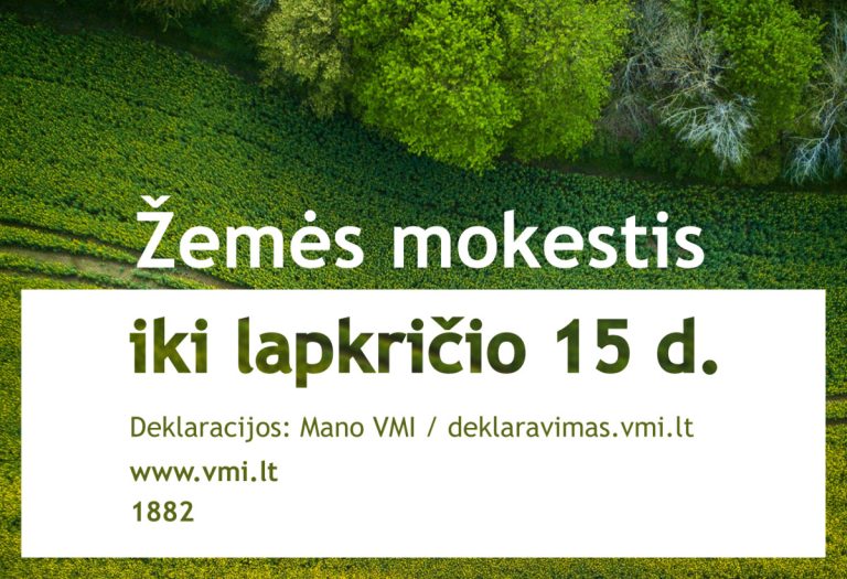 Zemes mokestis iki lapkricio 15 d.