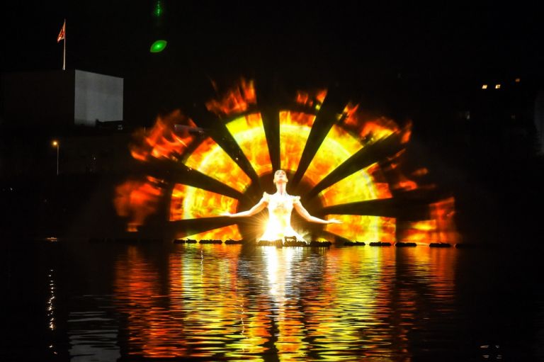 Jau rytoj Panevėžio Senvagėje vėl veiks unikalus plaukiojantis fontanas