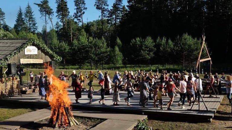 Siaurukas Joninių laužas