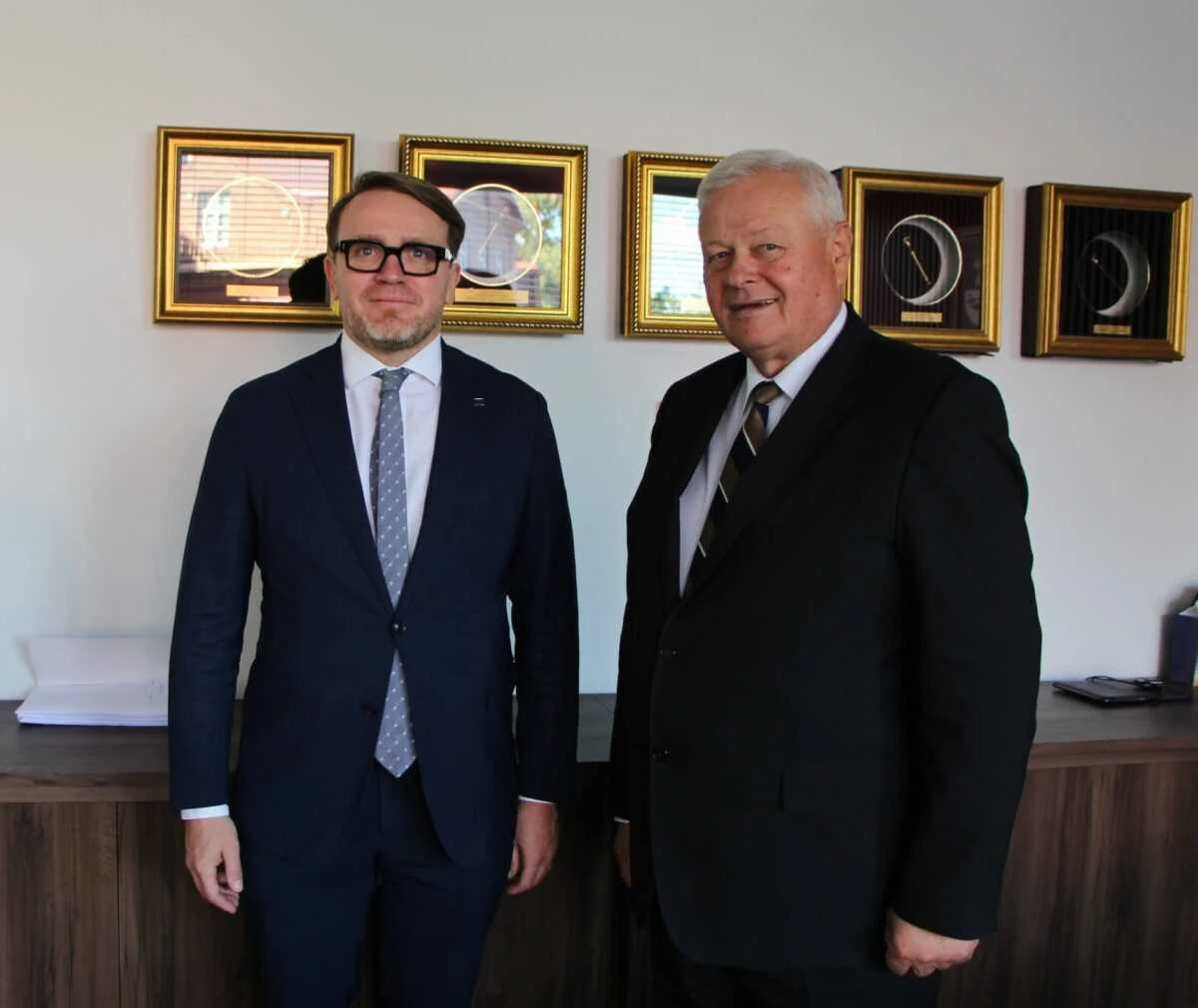 Rajono meras P. Žagunis priėmė Europos Komisijos atstovybės Lietuvoje vadovą