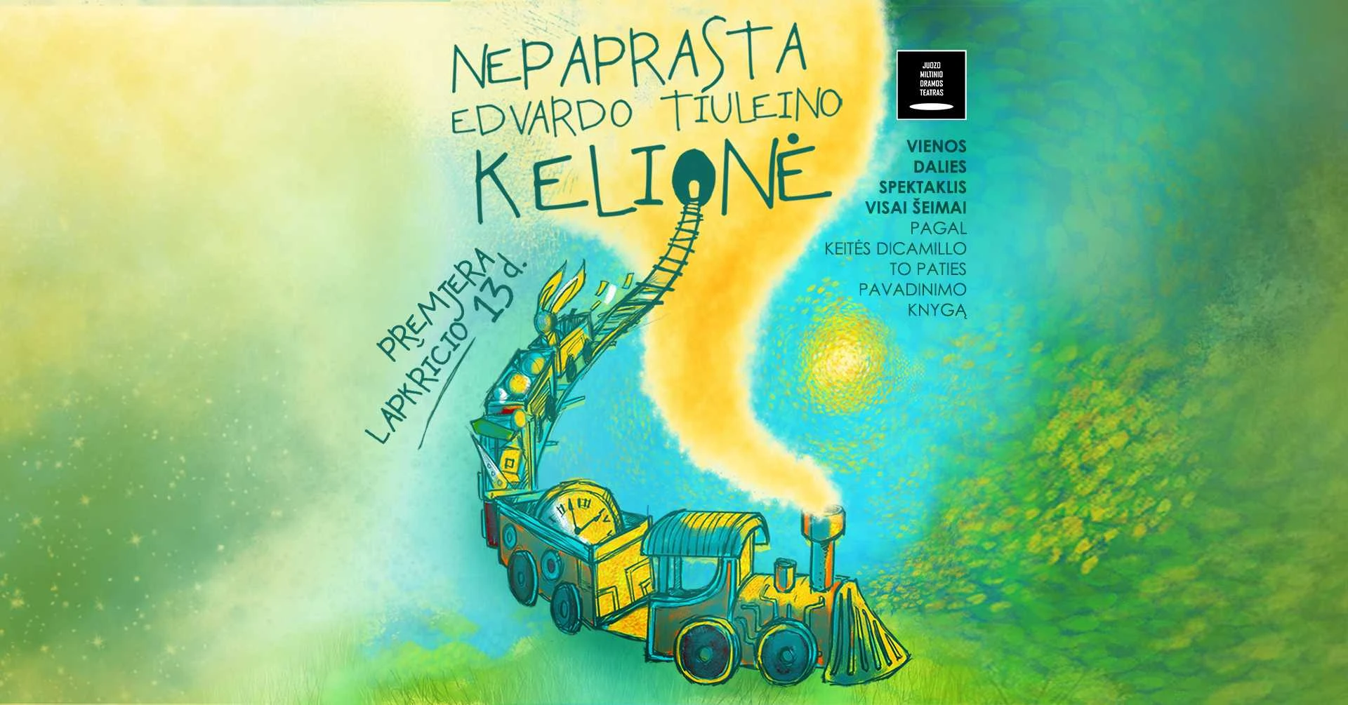 „Nepaprasta Edvardo Tiuleino kelionė“: premjera mažiesiems teatro žiūrovams