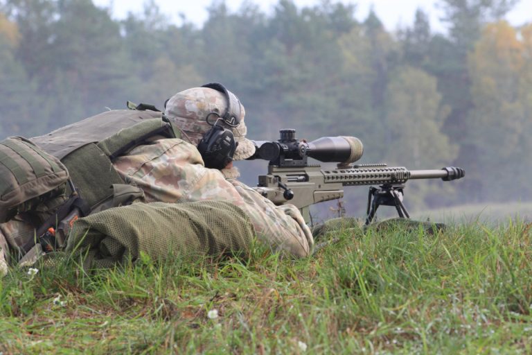 Karaliaus Mindaugo husarų bataliono snaiperiai dalyvavo pratybose Vokietijoje