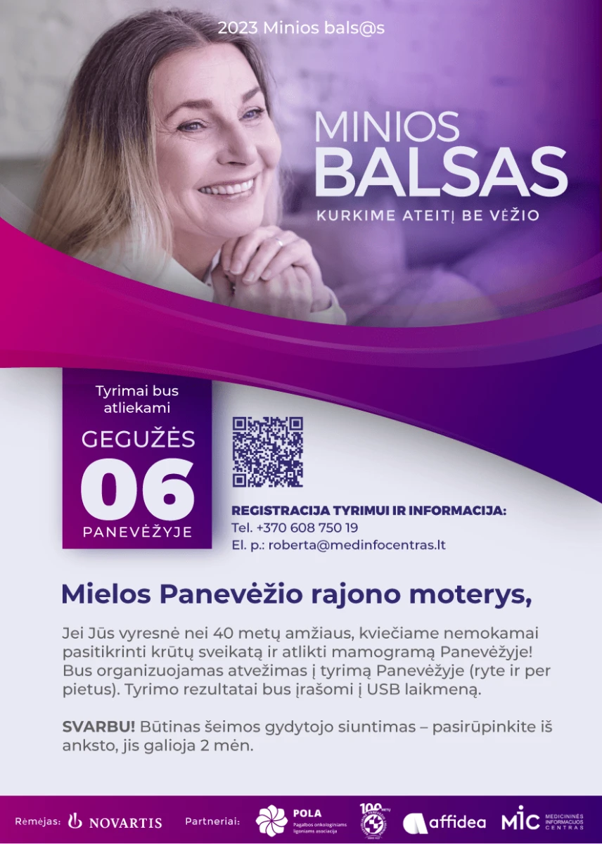 Mamografija Panevezys