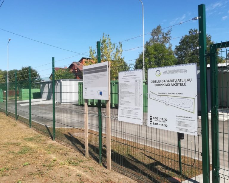 Plečiama Panevėžio regiono komunalinių atliekų tvarkymo infrastruktūra