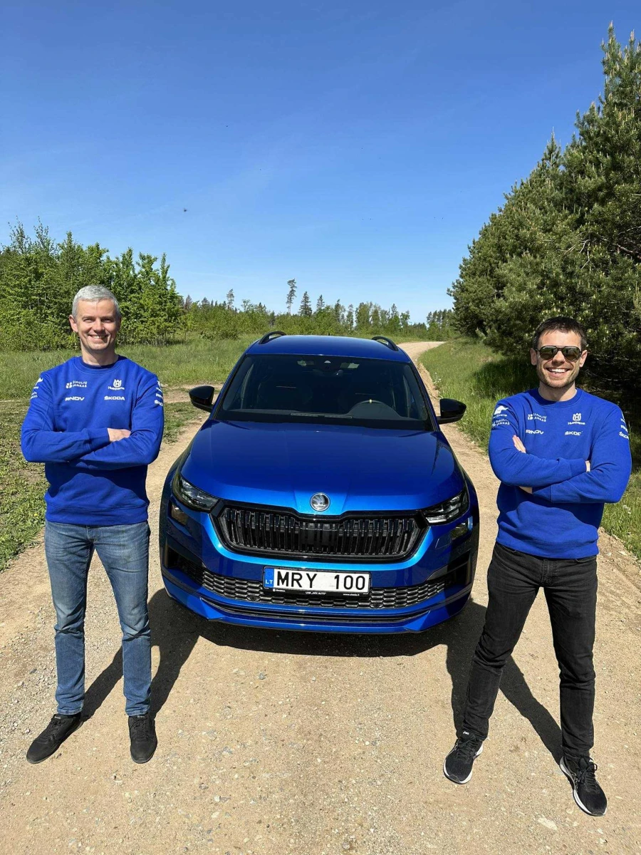 Vaidotas Žala papasakojo apie šio sezono ralio planus: finišo link važiuos su nauju šturmanu