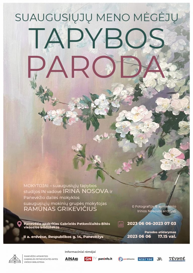 IRINOS GRIKEVICIAUS plakatas 2023