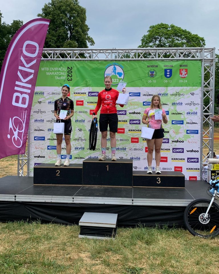 MTB dviračių maratonų taurės I etape užimtos prizinės vietos