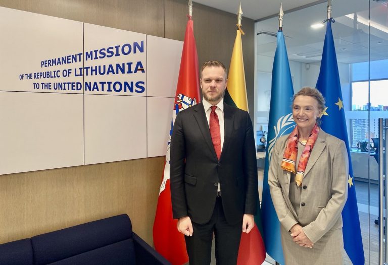 Ministras susitiko su Europos Tarybos Generaline sekretore