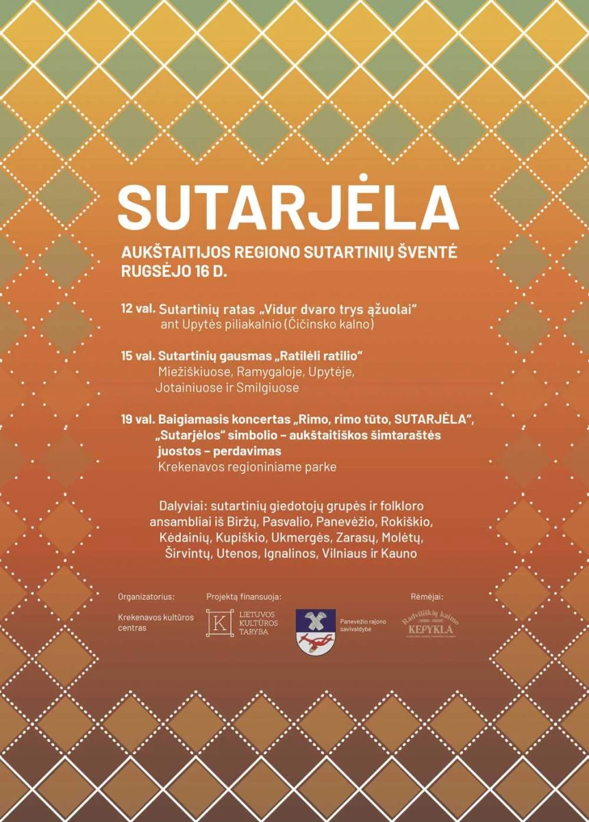 Sutarjela PLAKATAS