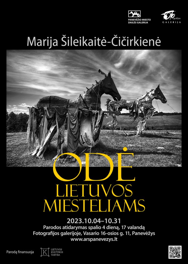 Paroda Ode Lietuvos miesteliams plakatas