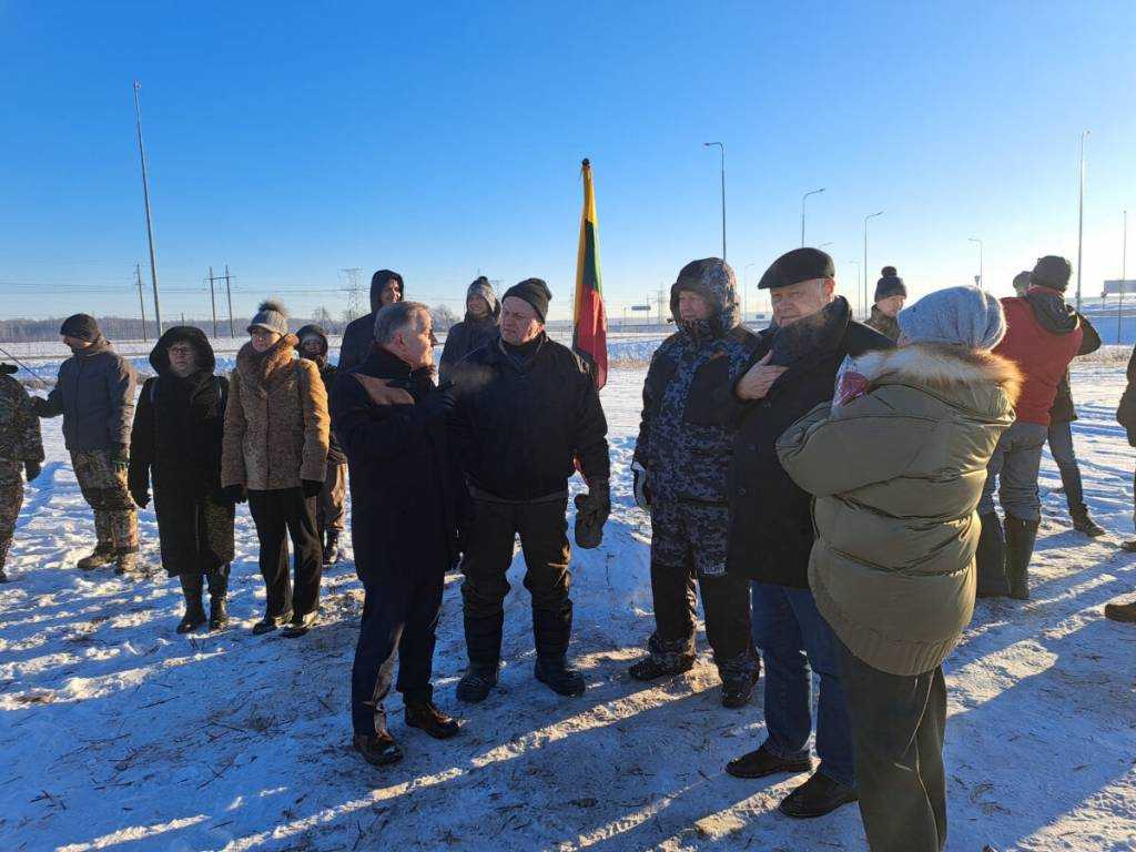 Ūkininkų protesto laužai liepsnojo ir Panevėžio rajone