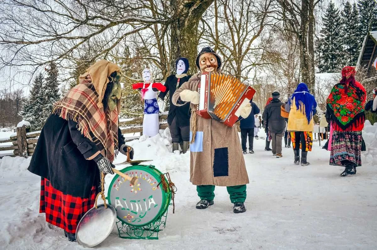 Kleboniškių muziejaus Užgavėnėse – išlaikytos tradicijos ir sočios linksmybės