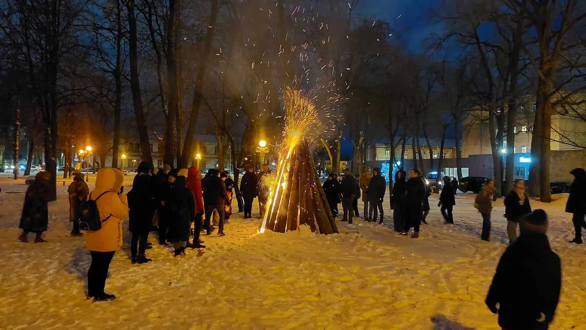 Panevėžiečiai mini sausio 13-ąją